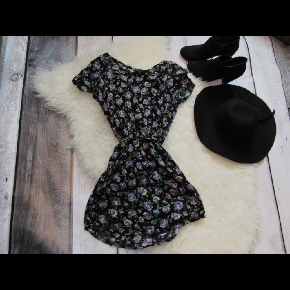 Floral skater dress